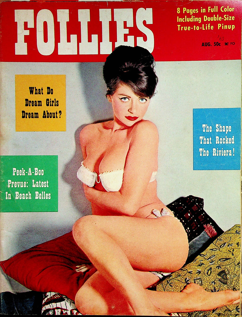 Follies Vintage Magazine Best Beach Belles  August 1963  032923lm-p2