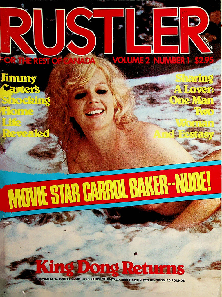 Rustler Magazine  Carrol Baker Nude! /  Jimmy Carter's Home Life  vol.2 #1 October 1980     031022lm-p2