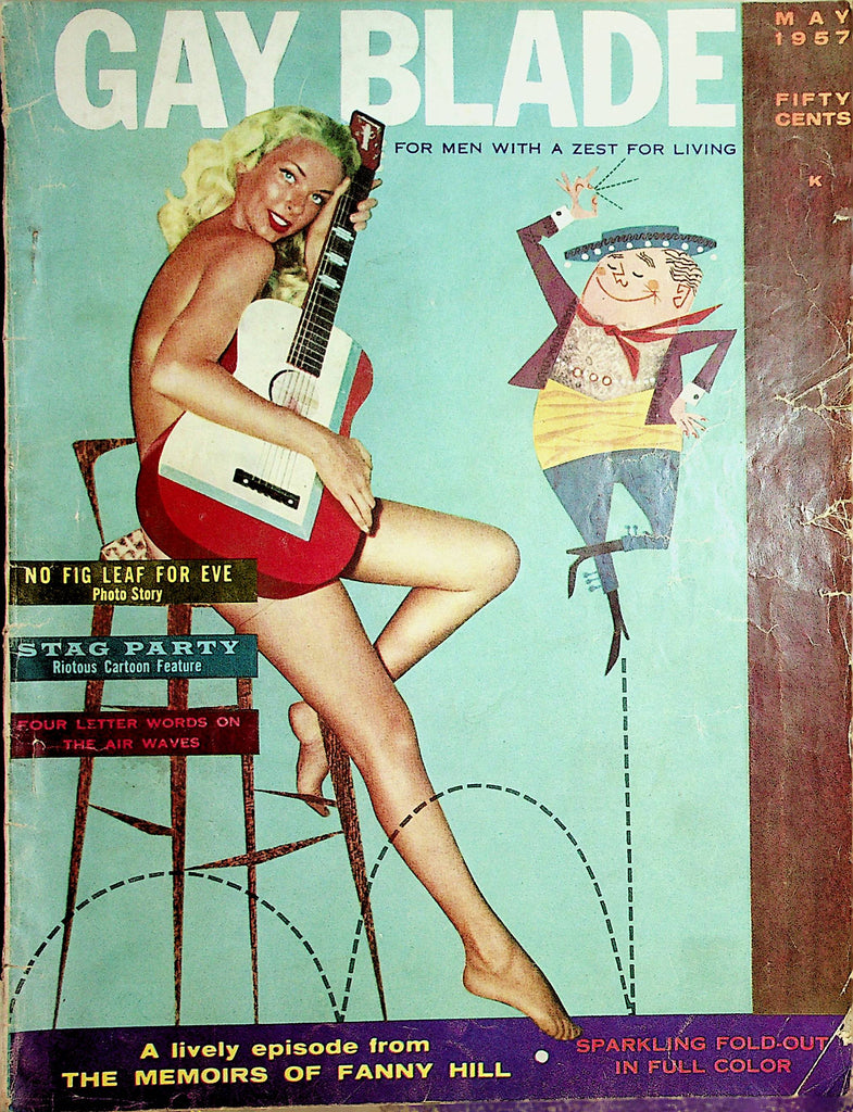 Gay Blade Vintage Magazine   Nona Van Tosh  May 1957   101221lm-dm2
