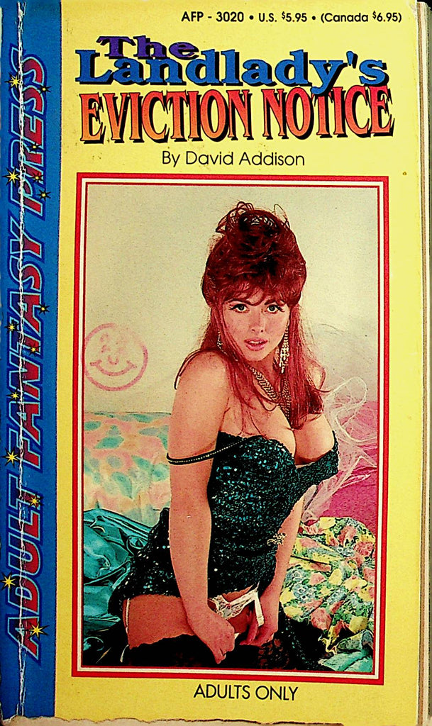The Landlady's Eviction Notice Adult Novel  by David Addison  1993 Adult Fantasy Press    022823lm-p2