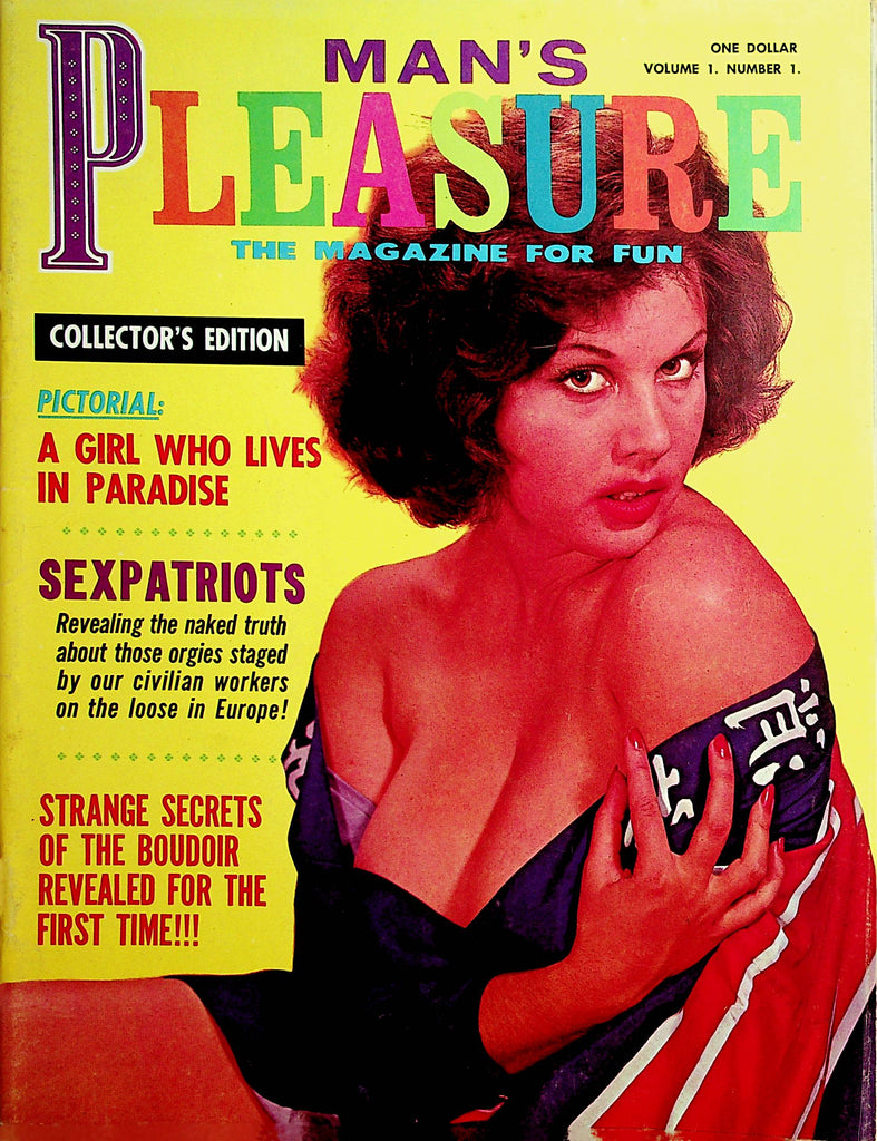 Man's Pleasure Magazine  Busty Gloria Daly  vol.1 #1 1960's     022622lm-p2