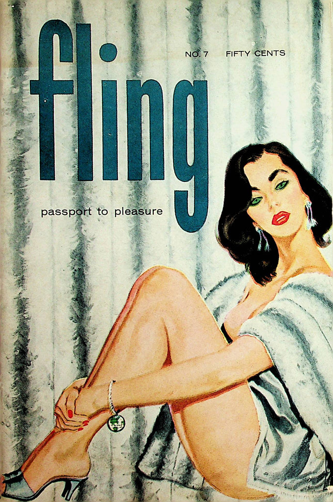 Fling Passport To Pleasure Digest  Keith Bernard Photographs Candy Barr  #7 1958  110921lm-dm