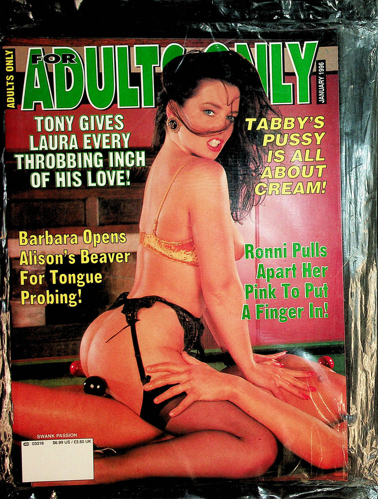 For Adults Only Magazine Tabby's Pussy Is All About Cream!  January 1996  030826lmp