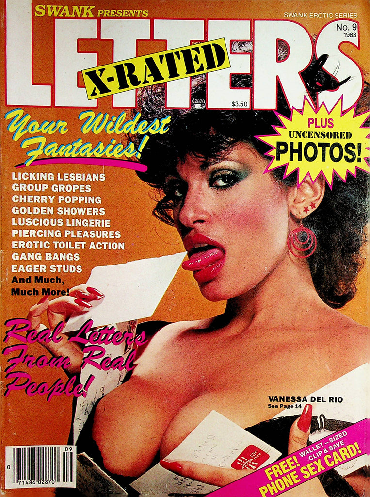 X-Rated Letters  magazine  Vanessa Del Rio    #9 1983  093022lm-p4