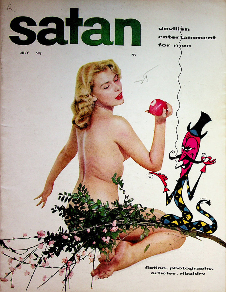 Satan Vintage Magazine  Nona Van Tosh  July 1957    062322lm-p2