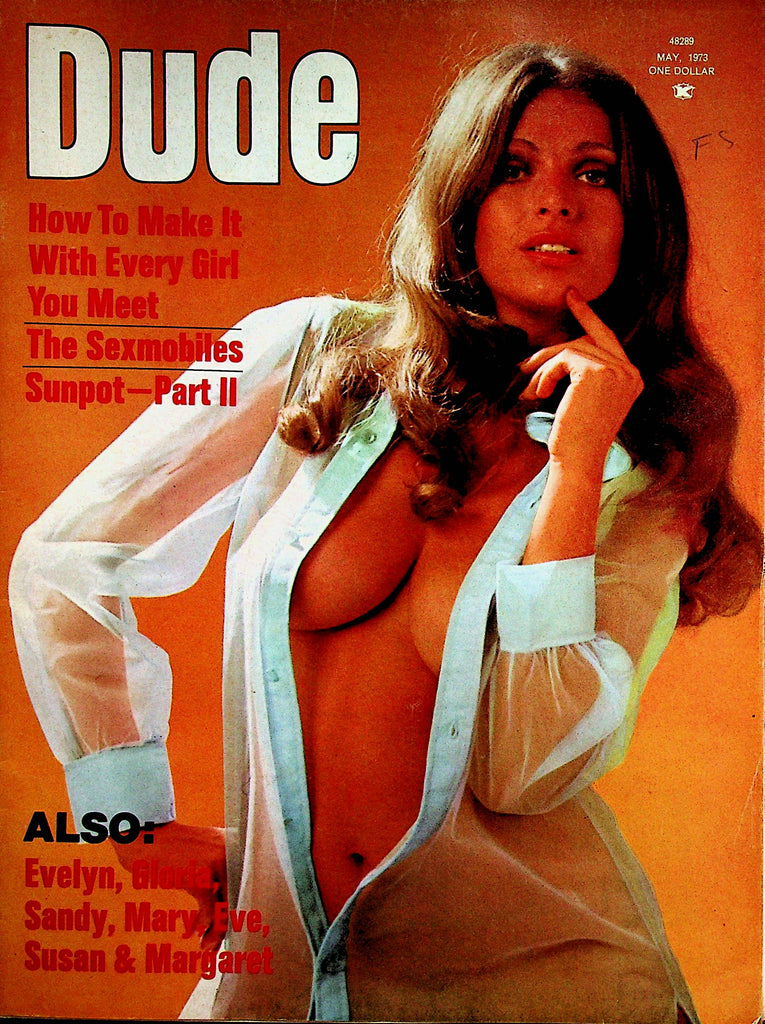 Dude Busty Magazine  Centerfold Girl Mary Ellen  May 1973      022723lm-p2