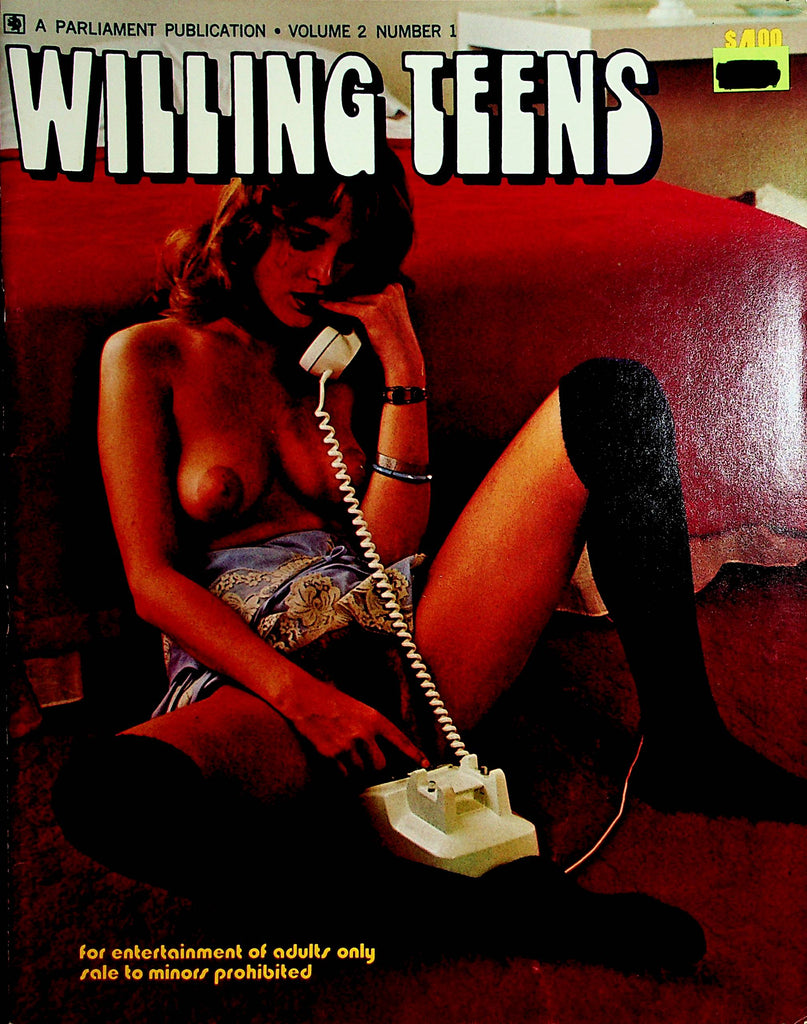 Willing Teens Adult Magazine  vol.2 #1   1976   18+ Parliament Publication  040920lm-sh
