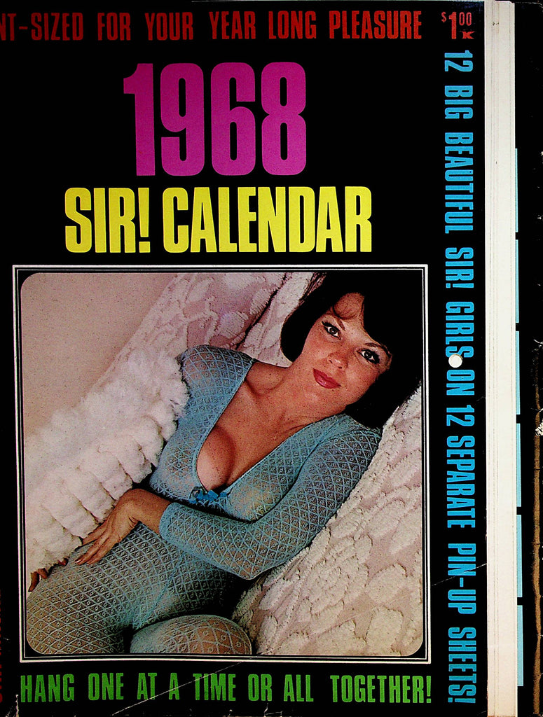 1968 Sir! Giant-Sized Wall Calendar  071822lm-p