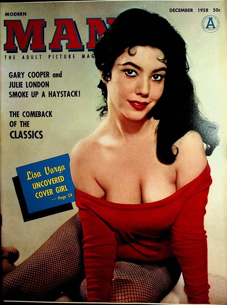 Modern Man Magazine  Covergirl Lisa Varga  December 1958  082621lm-dm