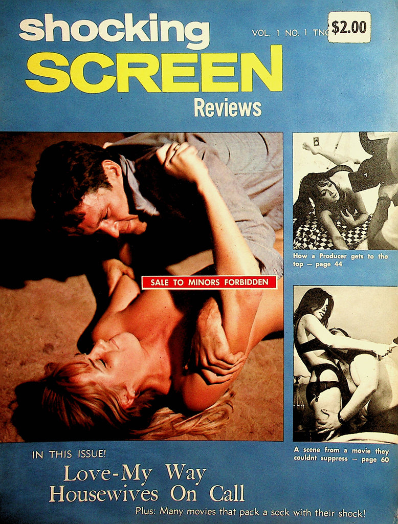 Shocking Screen Reviews Magazine Love-My Way  vol.1 #1  1968       120221lm-dm