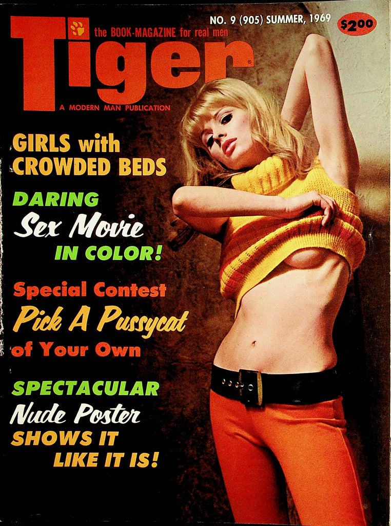 Tiger Vintage Magazine  Poster Girl Michelle Angelo by Ron Vogel  #9  Summer 1969      022823lm-p2