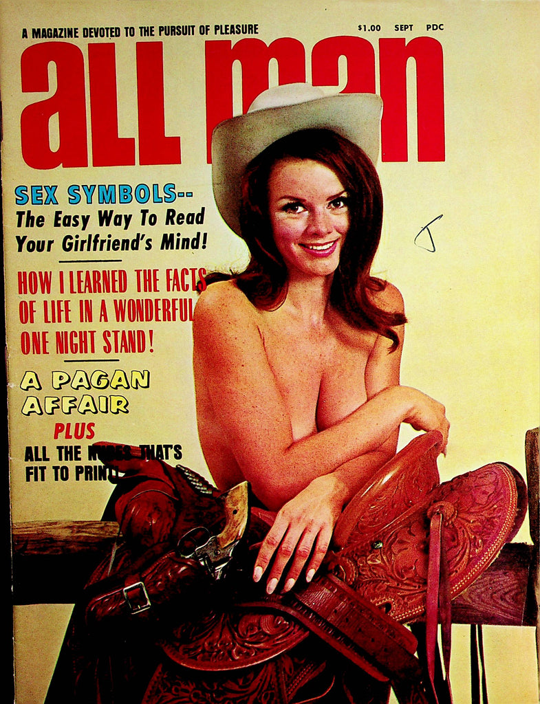 All Man Busty Magazine  Centerfold Girl Busty Anna Pucelli  September 1970      070322lm-p