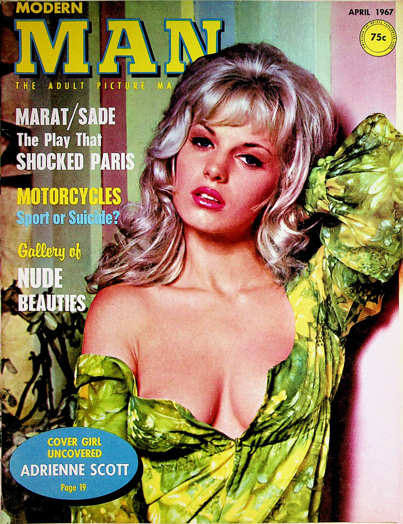 Modern Man Busty Magazine   Covergirl Adrienne Scott  April 1967      080622lm-p