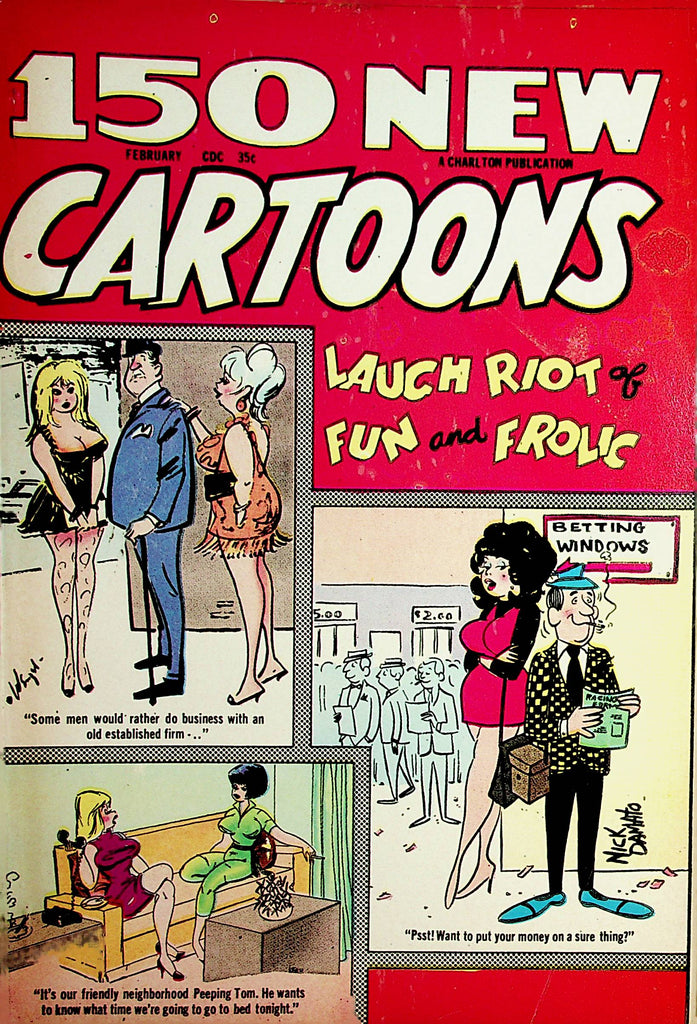 150 New Cartoons Vintage Magazine  Laugh Riot Of Fun And Frolic  #38 February 1971  100421lm-dm