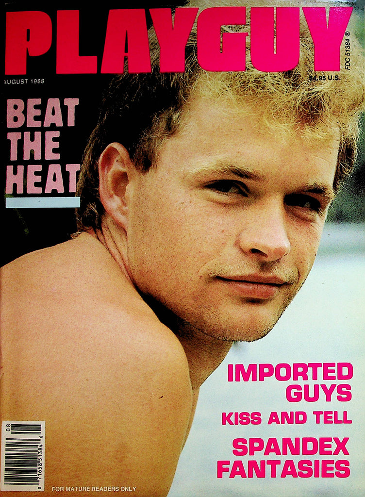 Playguy Gay Magazine   Beat The Heat / Kiss And Tell  August 1988     080522lm-p2