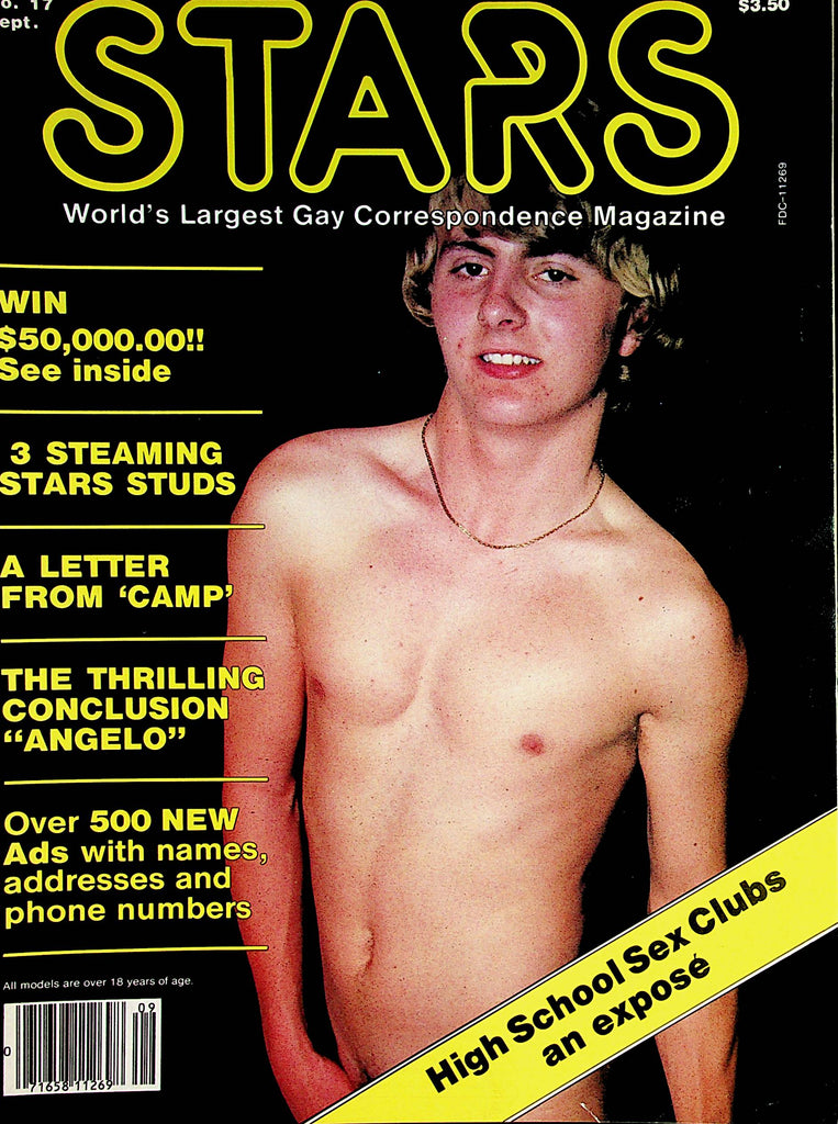 Stars Gay Magazine  Cover Guy Kenny  #17 September 1982    011626lmp