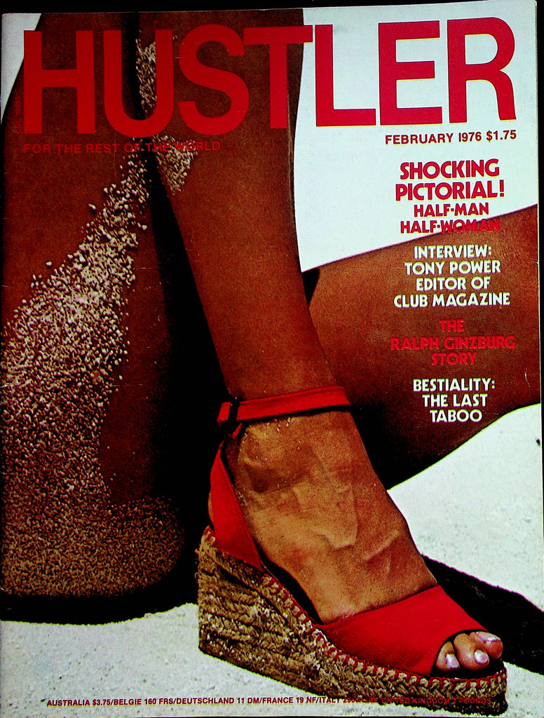 Hustler Magazine   Hustler Honey Renee  February 1976    022423lm-p2