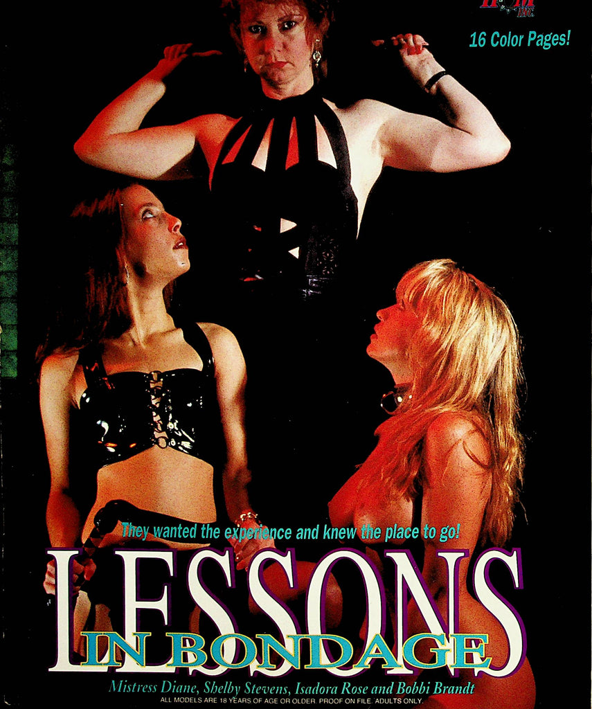Lessons In Bondage Magazine  Mistress Diane / Isadora Rose  #1  1995 by HOM   122622lm-p