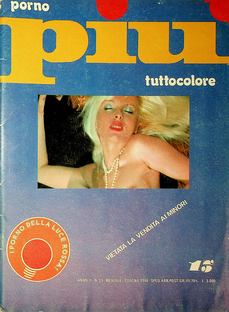 Porno Piu Italian International Magazine #13 March 1980    051721lm-sh