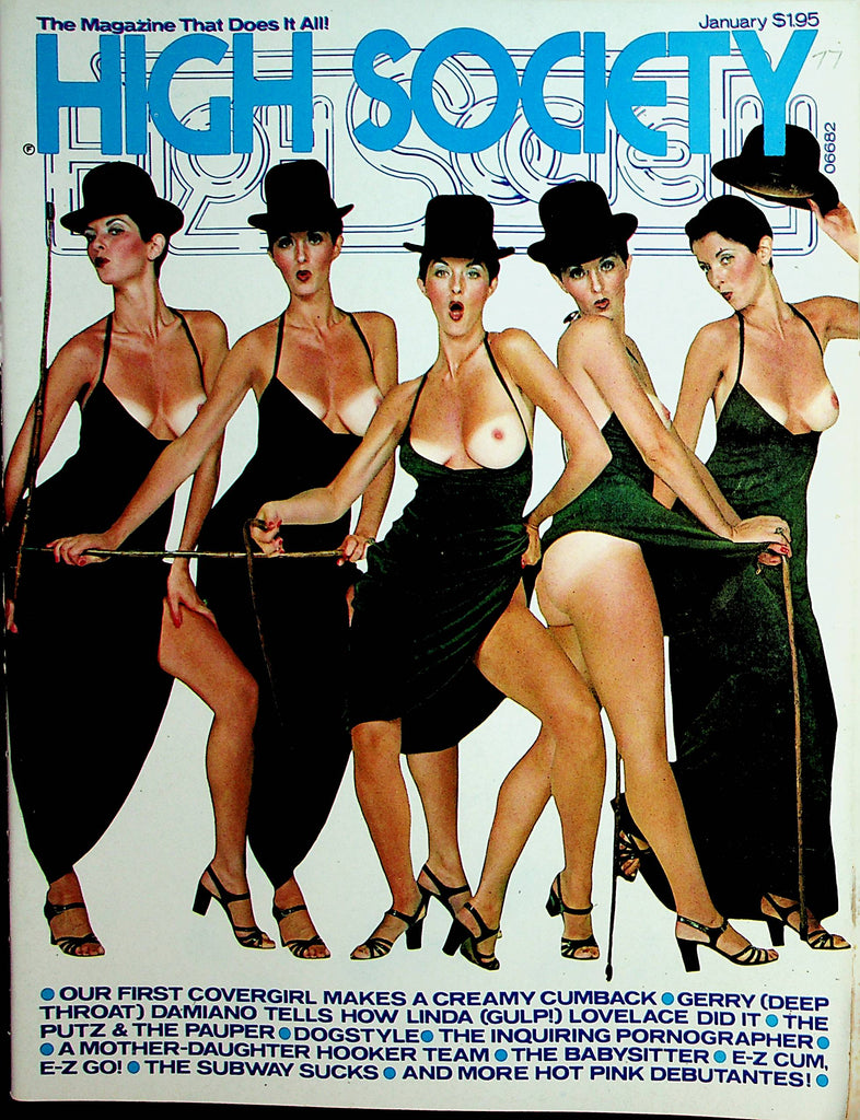 High Society Magazine  Centerfol Lorella Maxwell-Switch  January 1977   011122lm-dm2