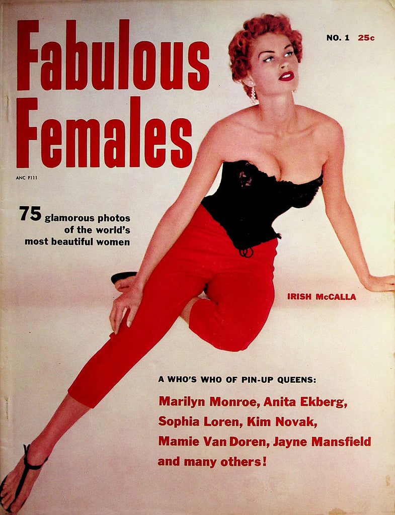 Fabulous Females Magazine Marilyn Monroe,  Anita Ekberg , Sophia Loren, Jayne Mansfield & More #1 1960's    080522lm-p2