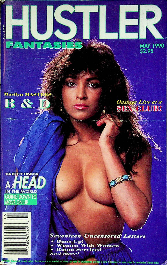 Hustler Fantasies Magazine Sex Club & Anal Aerobics May 1990 110222RP3