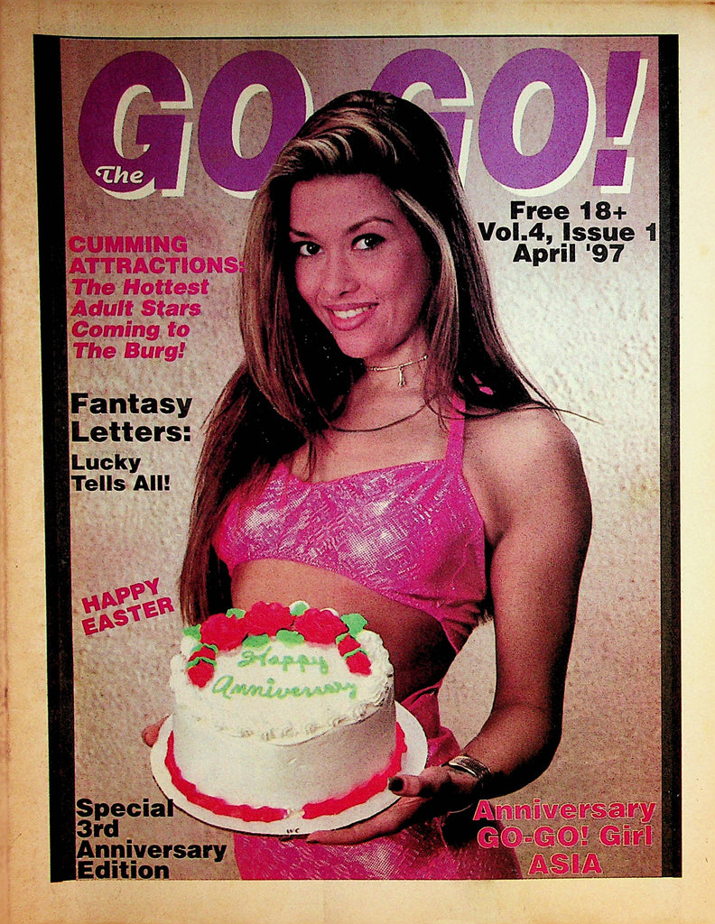 The Go-Go! Pittsburgh's Adult Entertainment Guide  Covergirl Asia April 1997 3rd Anniversary Edition  083122lm-p
