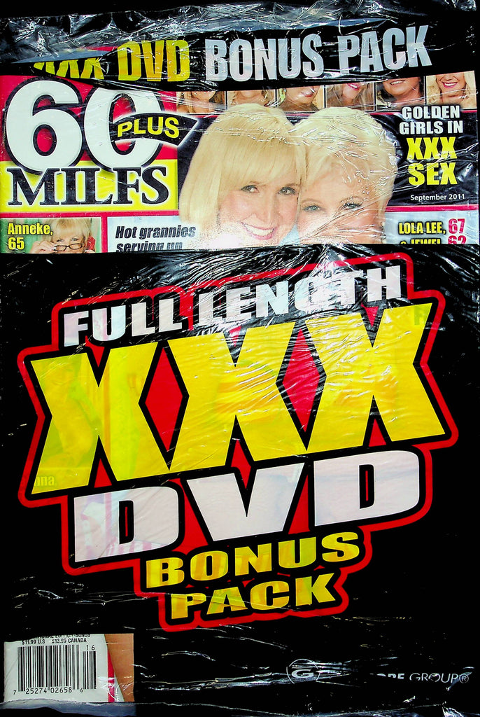 60 Plus Milfs Magazine Anneke & Lola Lee September 2011 W/DVD 100522RP
