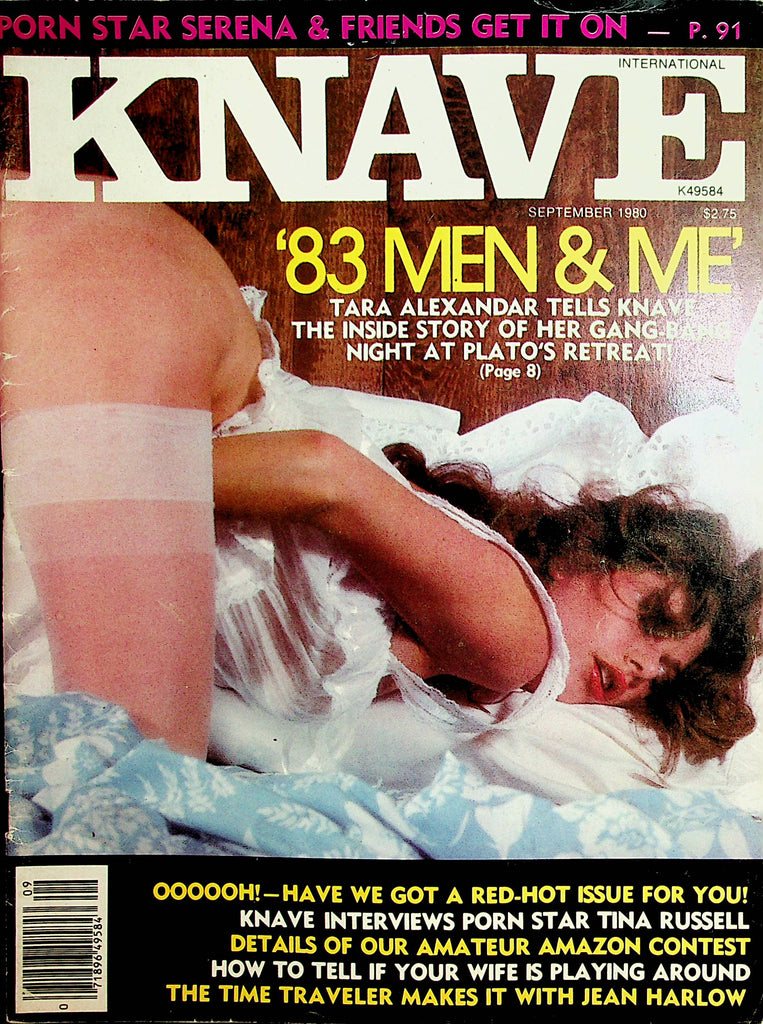 Knave Magazine  Tara Alexandar's Gang Bang  September 1980   041922lm-p