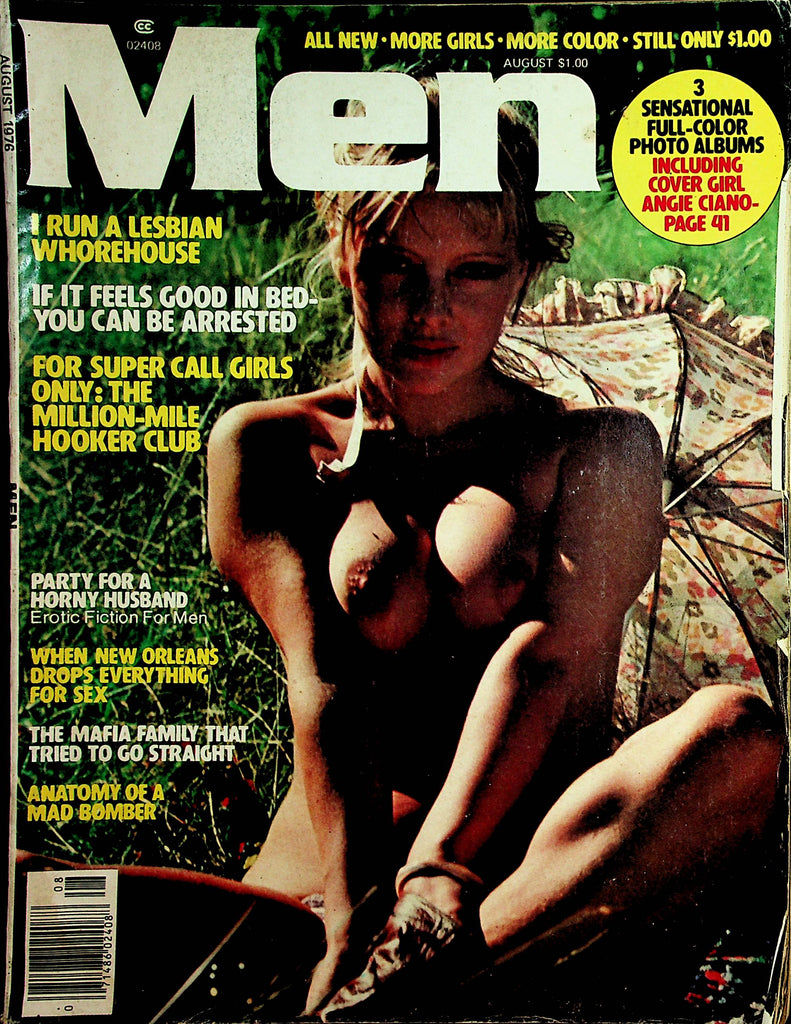 Men Magazine  Covergirl Angie Ciano  August 1976   112021lm-dm2