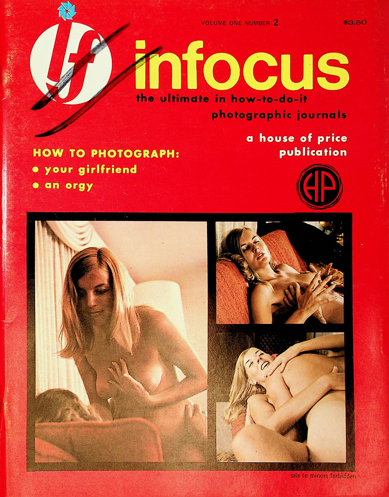 In Focus Magazine  How To Photograph Your Girlfriend, An Orgy vol.1 #2  1960's  092821lm-dm2