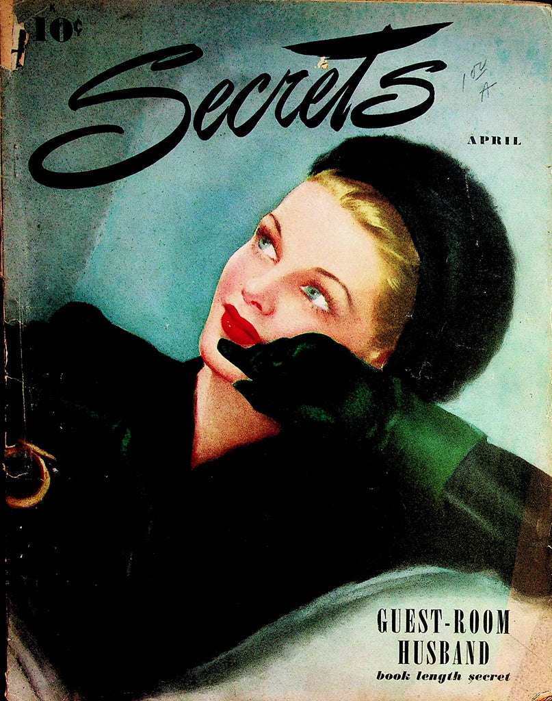 Secrets Vintage Magazine  Guest -Room Husband  April 1945   090322lm-p