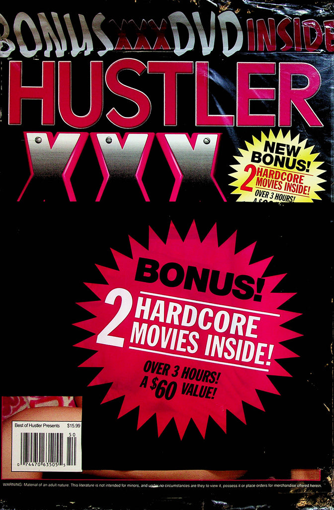 Hustler XXX Hardcore Magazine  #99  2000  w/DVD   new/sealed 011623lm-p2