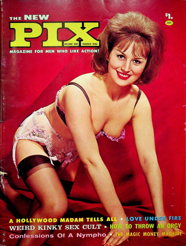 Pix Magazine Monique Du Loc & To Hell With Love Vol.1 No.9 1965 061622RP