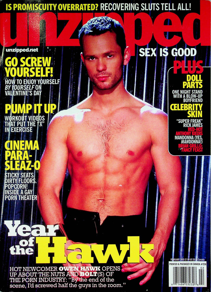 Unzipped Magazine Owen Hawk & Bolt February 2005 081722RP