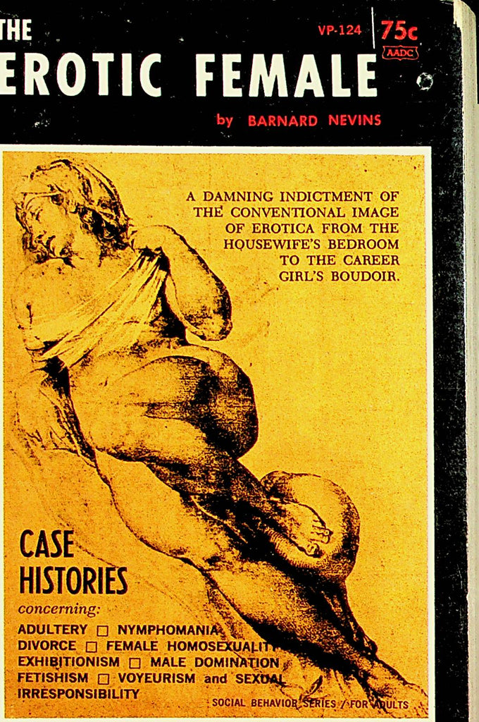 The Erotic Female Novel Case Histories  by Barnard Nevins  1965 Genell Corp.  110721lm-dm