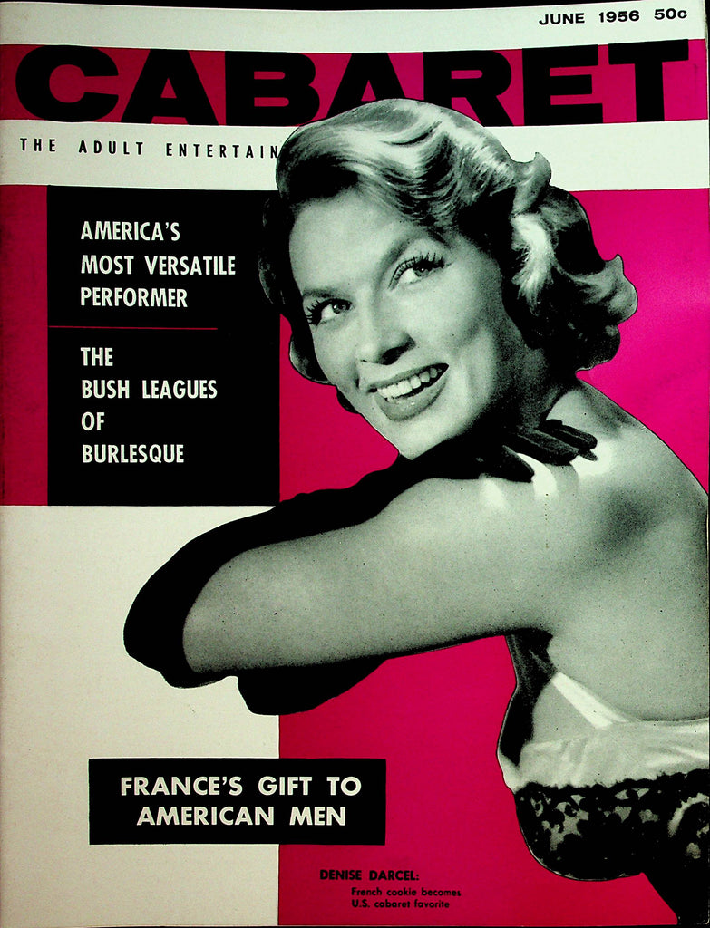 Cabaret Magazine  Covergirl Denise Darcel  June 1956    071221lm-sh