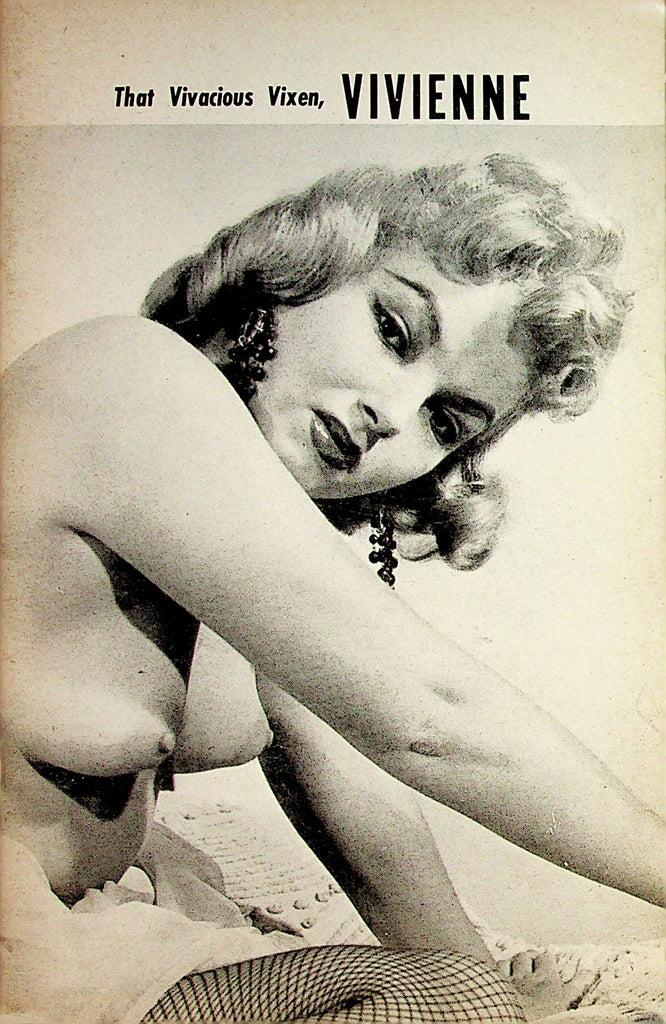 That Vivacious Vixen, Vivienne Busty Vintage Magazine  1960's     062722lm-p