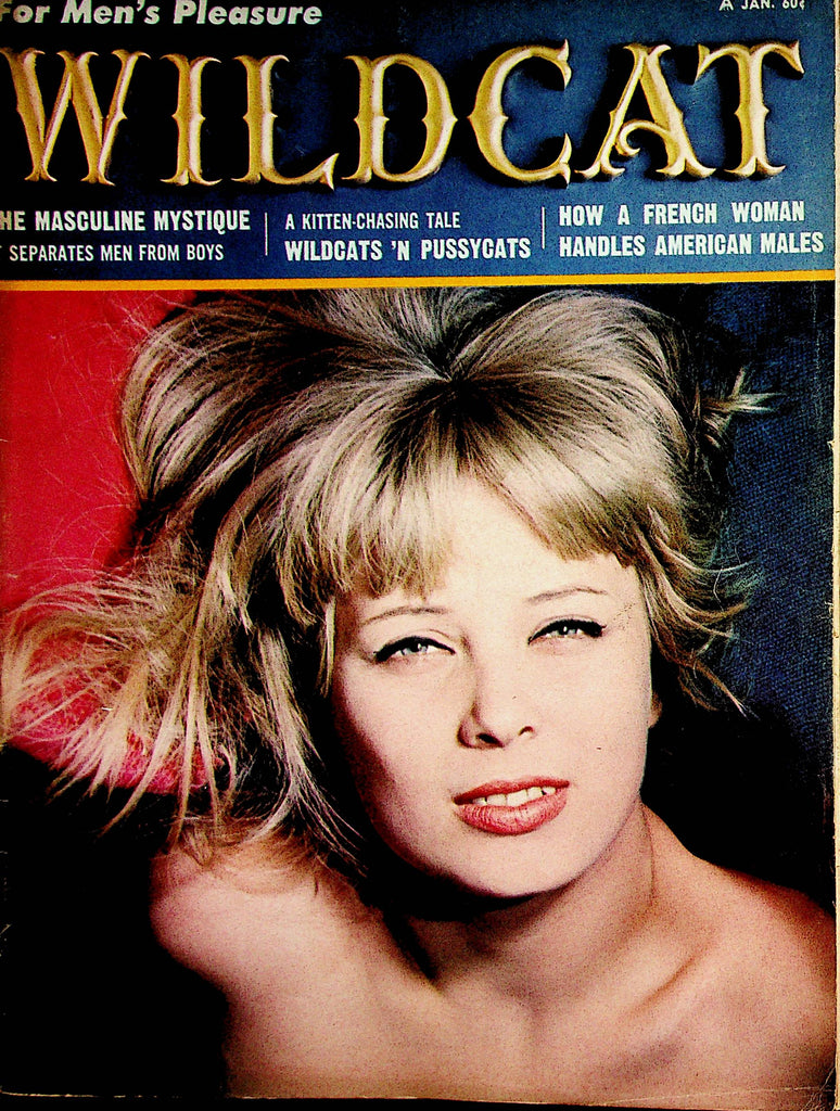 Wildcat  Vintage Magazine  Centerfold Girl Jaqueline Renee  January 1966   022823lm-p