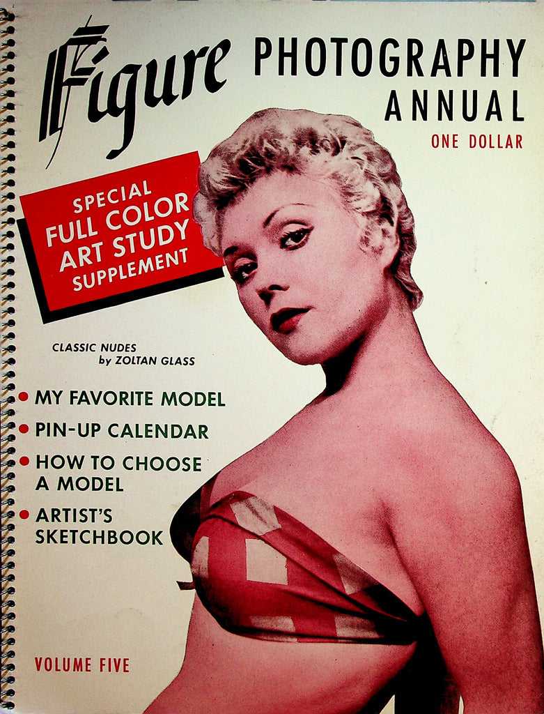 Figure Photography Annual Magazine  Pin-Up Calendar / Classic Nudes By Zoltan Glass  vol.5 1960''s    080522lm-p2