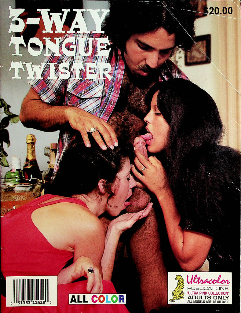 3-Way Tongue Twister Magazine  Ron Jeremy  #1 1995 Ultracolor Publications  091520lm-sh