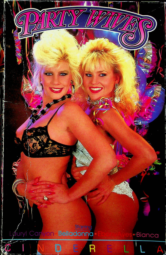 Adult VHS Movie Party Wives Lauryl Canyon & Belladonna By Cinderella Distributions 1988 030723RPVHS