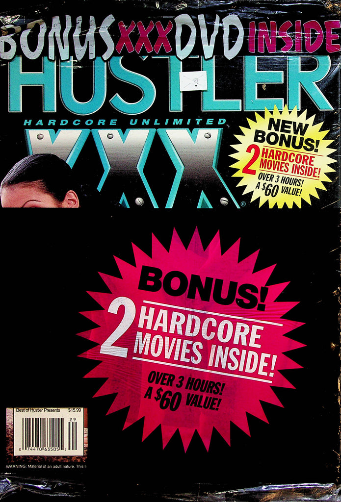Hustler  XXX Magazine  #63  2000 w/DVD     new/sealed   011623lm-p3