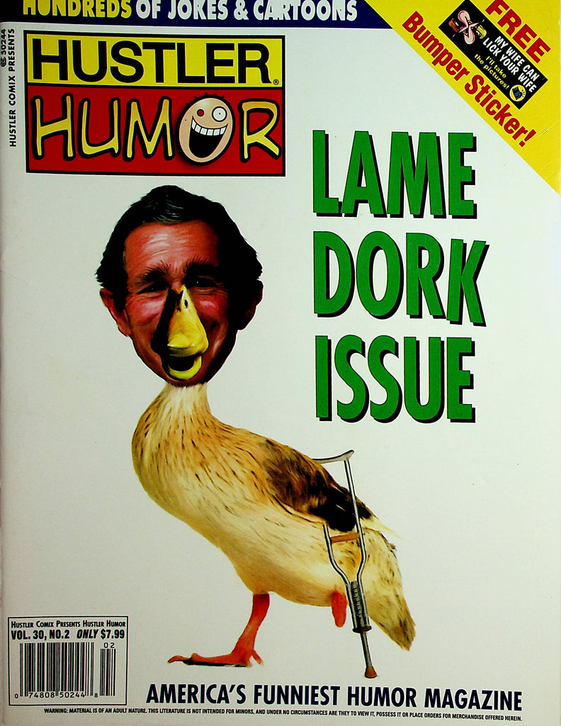 Hustler Humor Magazine   Lame Dork Issue  vol.30 #2  2008   012722lm-dm
