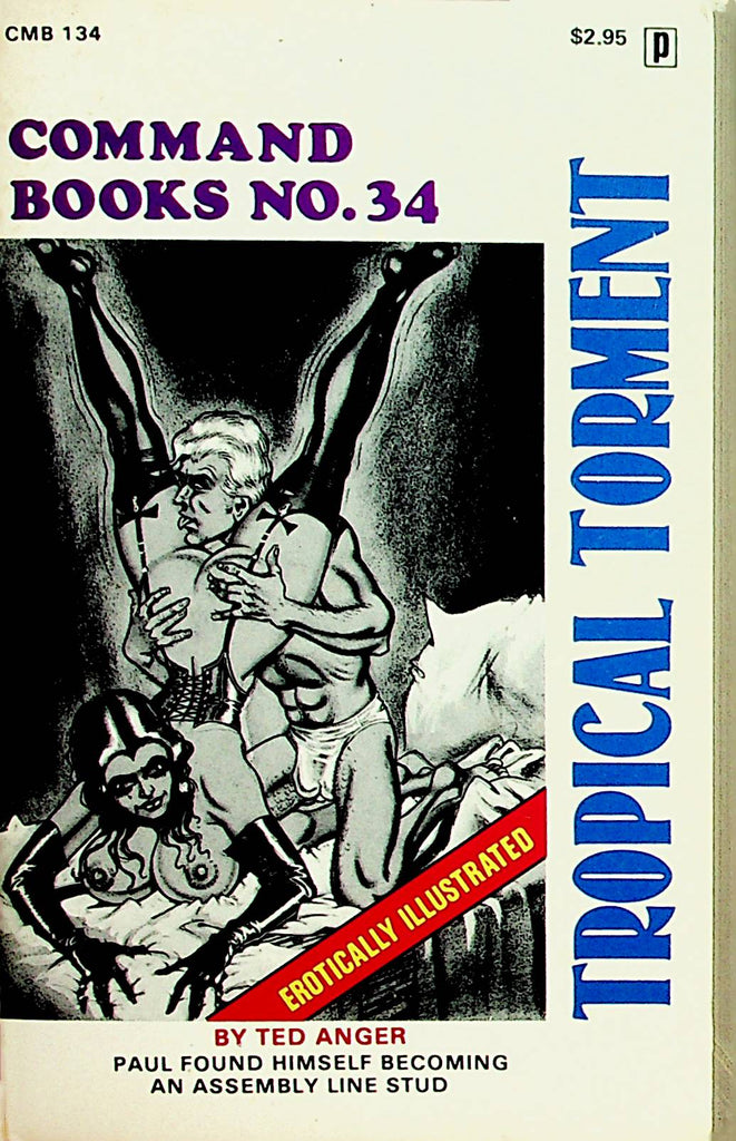 Tropical Torment Novel  by Ted Anger  1977   Command Books #34 Maverick Publishing   062621lm-DM2
