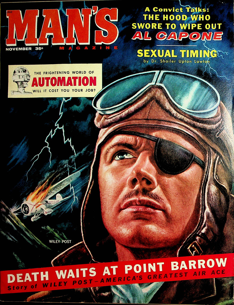 Man's Magazine  Death Waits At Point Barrow / Al Capone  November 1959  082621lm-dm