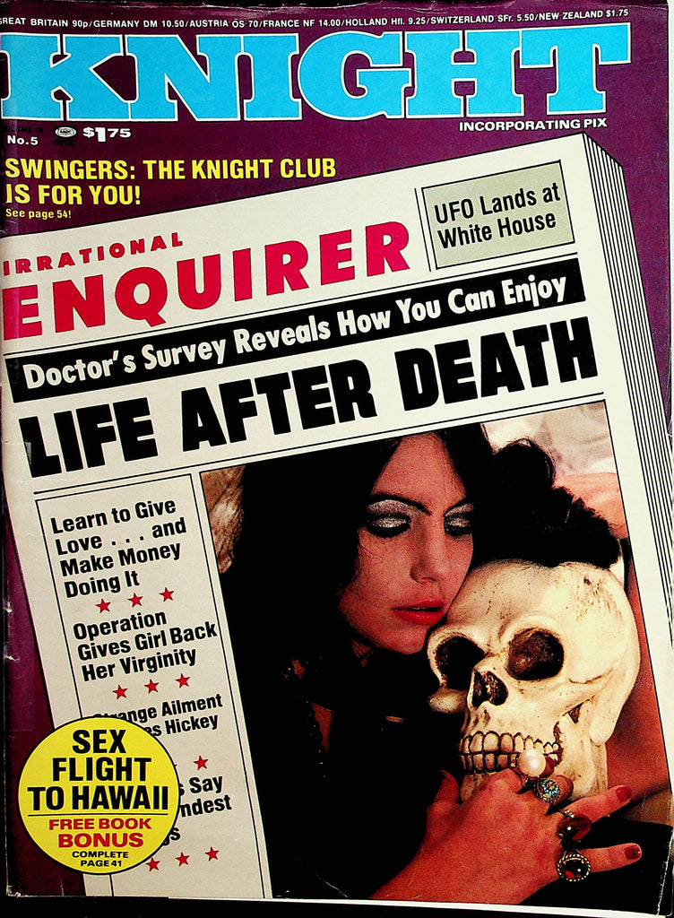 Knight Vintage Magazine  Busty Hilary  vol.12 #5  May 1978    012722lm-dm