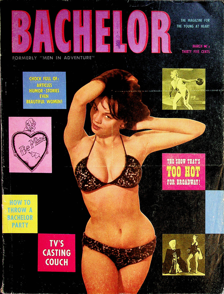 Bachelor Magazine  Covergirl Penny Reno  March 1961     062422lm-p