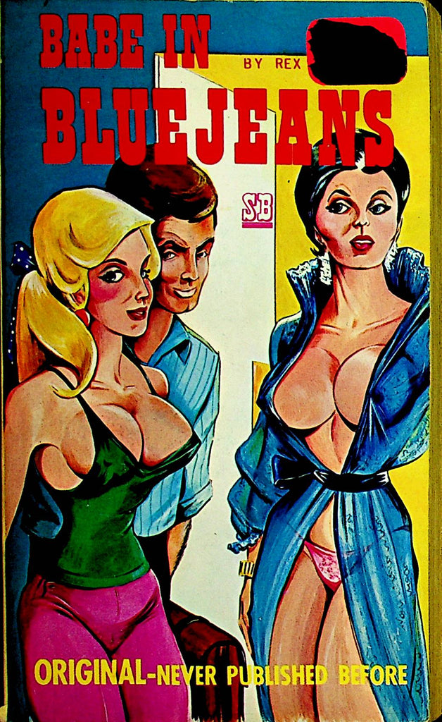 Babe In Blue Jeans  Adult Novel by Rex Weldon 1967 Original Spotlight Book   110121lm-dm