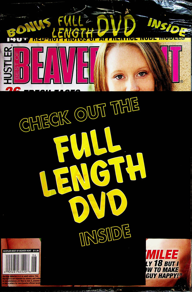 Hustler Best Of Beaver Hunt Magazine  Emilee    w/DVD   new/sealed   031423lm-p